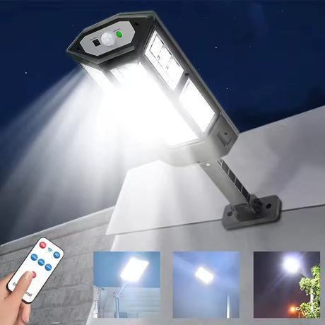Utomhus Solvägglampa Rörelsesensor Plast Carvallo