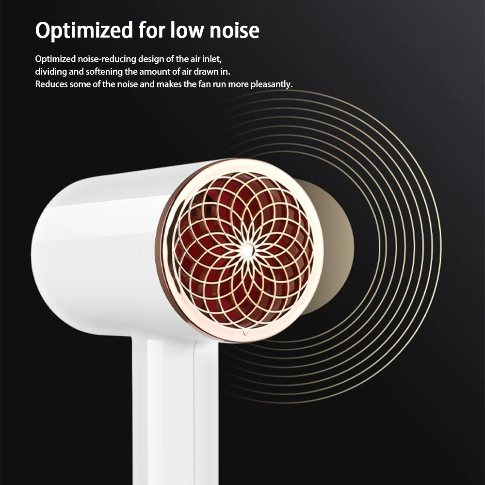 Carvallo Pro 2400 Hårtork 2400W | Ionteknologi | Ljuskälla & Kall luft | Lätt & Ergonomisk Carvallo