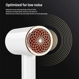 Carvallo Pro 2400 Hårtork 2400W | Ionteknologi | Ljuskälla & Kall luft | Lätt & Ergonomisk Carvallo