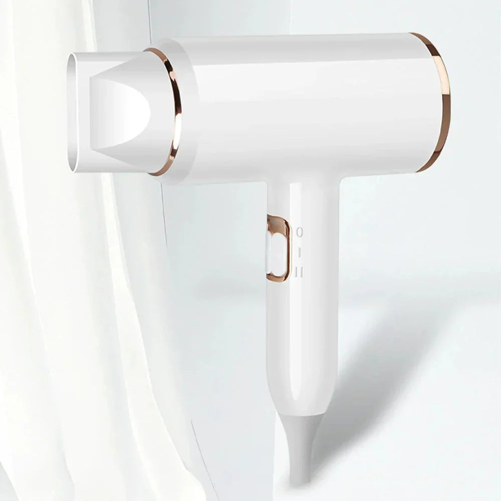 Högpresterande hårtork 2400W med kall- och varmluftsfunktion - Ionteknologi Carvallo