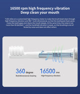 Elektrisk ljudtandborste – Vattentät och USB-uppladdningsbar Carvallo