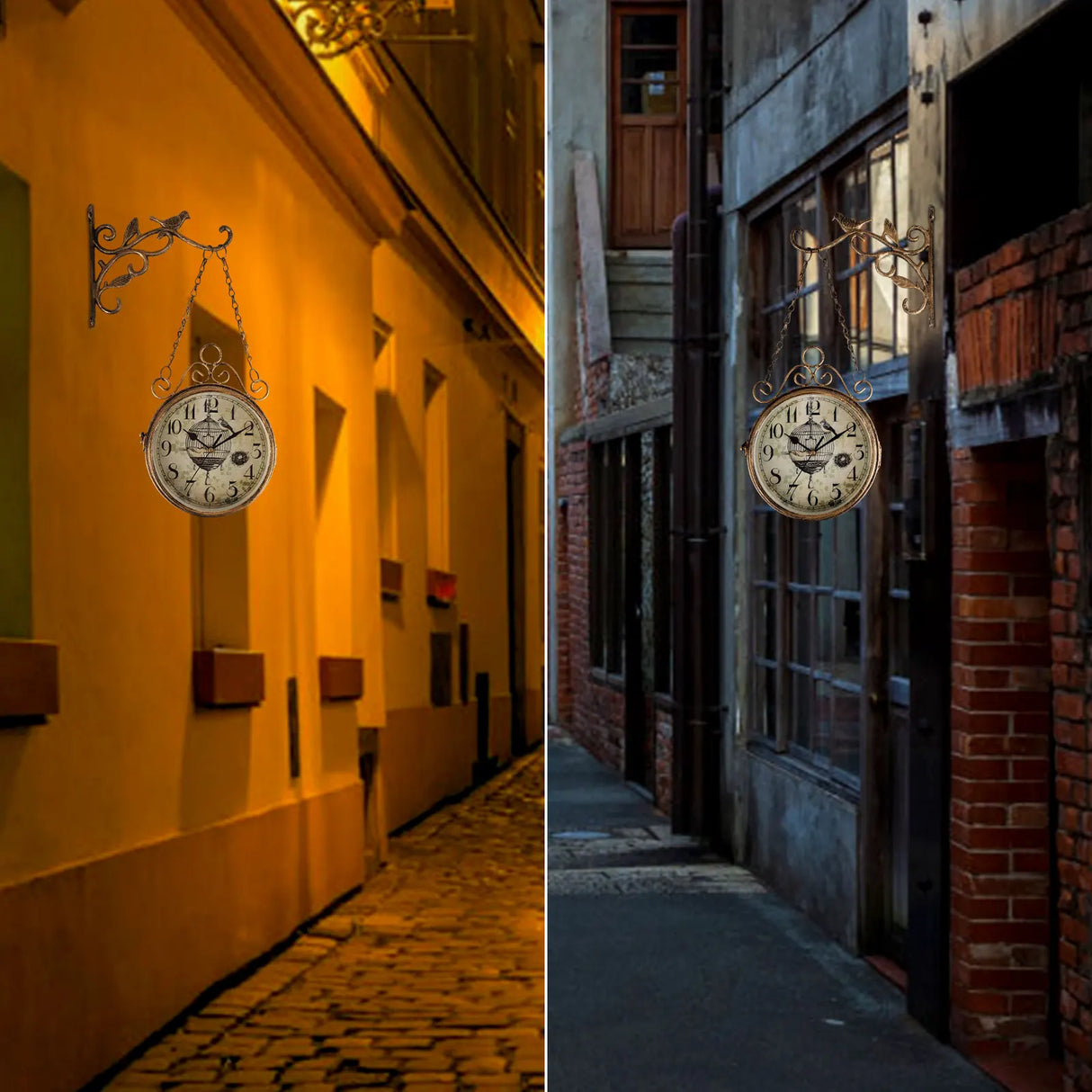 RetroCharm - Vintage tågstation väggur med tidlös attraktion Carvallo