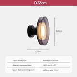 NovaNimbus - Rund Glas Vägglampa Carvallo