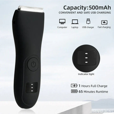 Herrkroppshårklippare och damrakapparat med bikini-tillbehör Carvallo