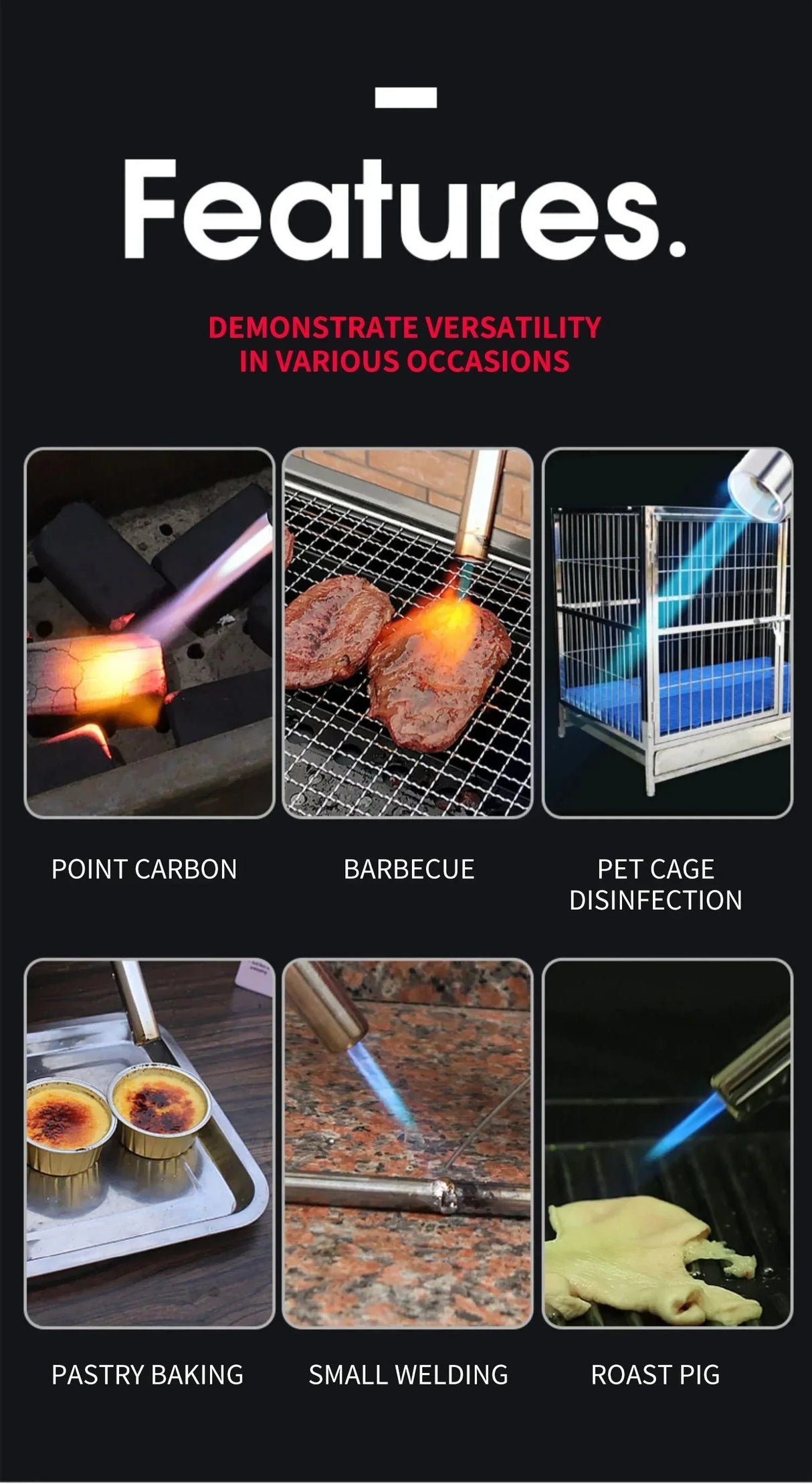 Bärbar butanbrännare – Perfekt för BBQ, camping & kök Carvallo