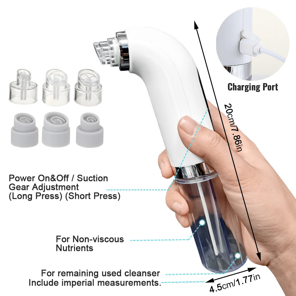 Uppdaterad Blackhead Remover Pore Vacuum Carvallo
