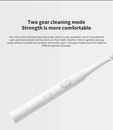 Elektrisk ljudtandborste – Vattentät och USB-uppladdningsbar Carvallo