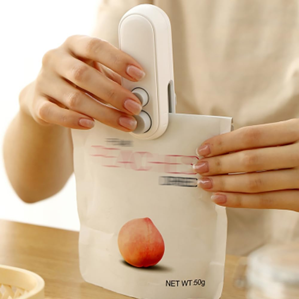 Carvallo - Mini-påseförseglare, Bärbart 2-i-1-verktyg Carvallo