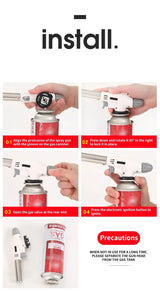 Bärbar butanbrännare – Perfekt för BBQ, camping & kök Carvallo