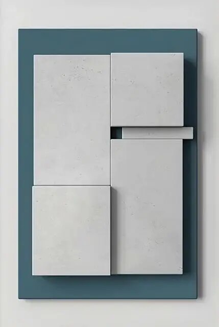 Carvallo Abstrakt Canvas Konst | Modern Väggdekoration | Högkvalitativ Canvas | 30x40 cm Carvallo