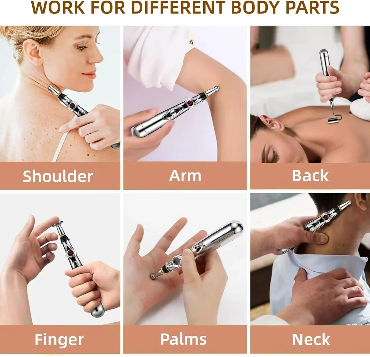 Elektronisk akupunkturpenn | Meridian-massageredskap för smärtlindring Carvallo