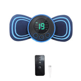 Bärbar Elektrisk Nackmassager | Med Pad & Fjärrkontroll för riktad avslappning Carvallo