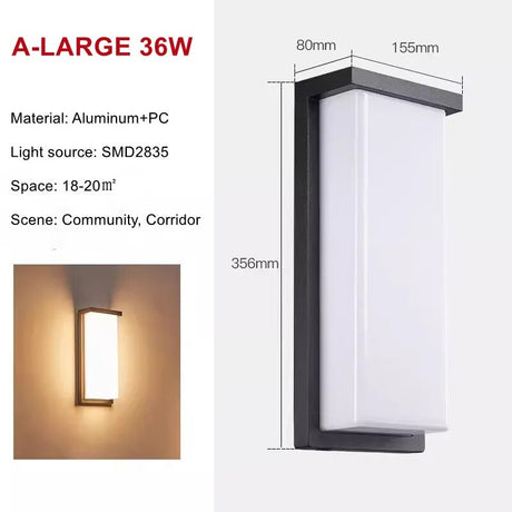 LuminAura - Modern LED Utomhusbelysning Carvallo