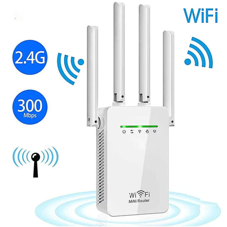 Trådlös nätverksförlängare - Stark WiFi-förstärkare för hela huset Carvallo