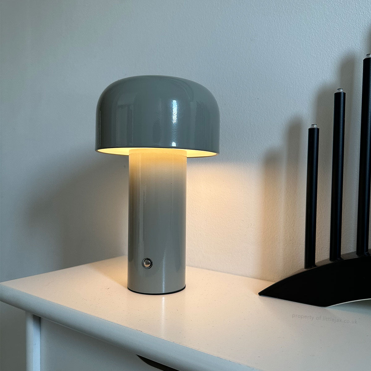 Trådlampad Svampbordslampa | USB-C Uppladdningsbar | 3 Ljusstyrkenivåer | 8" Modern LED Ljus Carvallo