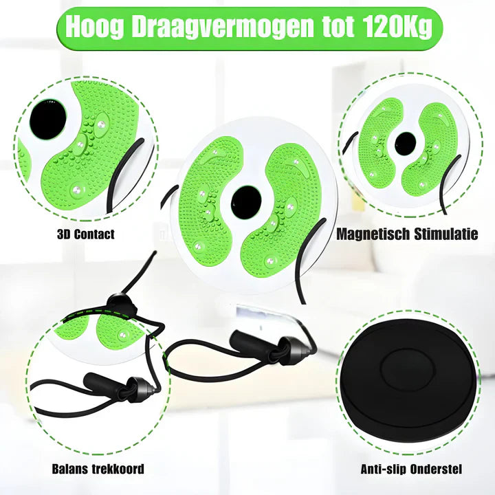 Hela kroppens core-tränare med magnetterapi Carvallo