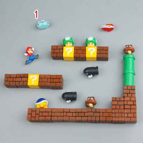 Super Mario Kylskåpsmagneter – För Glädjande Kök Dekoration Carvallo