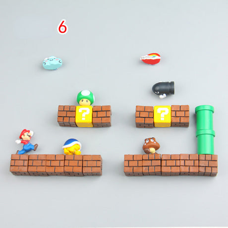 Super Mario Kylskåpsmagneter – För Glädjande Kök Dekoration Carvallo