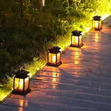 Solär LED Lantern med ljusslinga och upphängningsklipp – Vattentät trädgårdsbelysning för terrass och balkong Carvallo