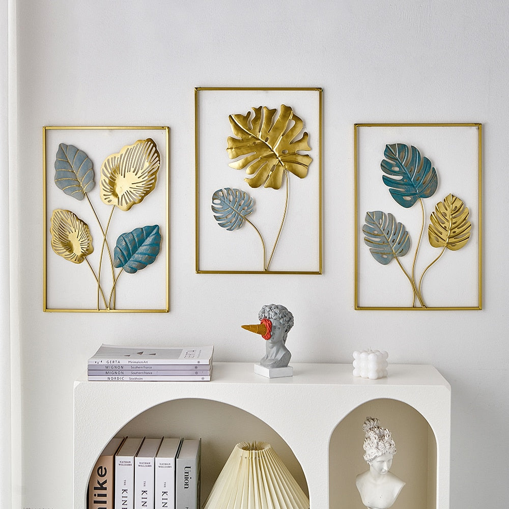 Metal Leaf Väggdekor för Unik Heminredning och Presentidéer Carvallo