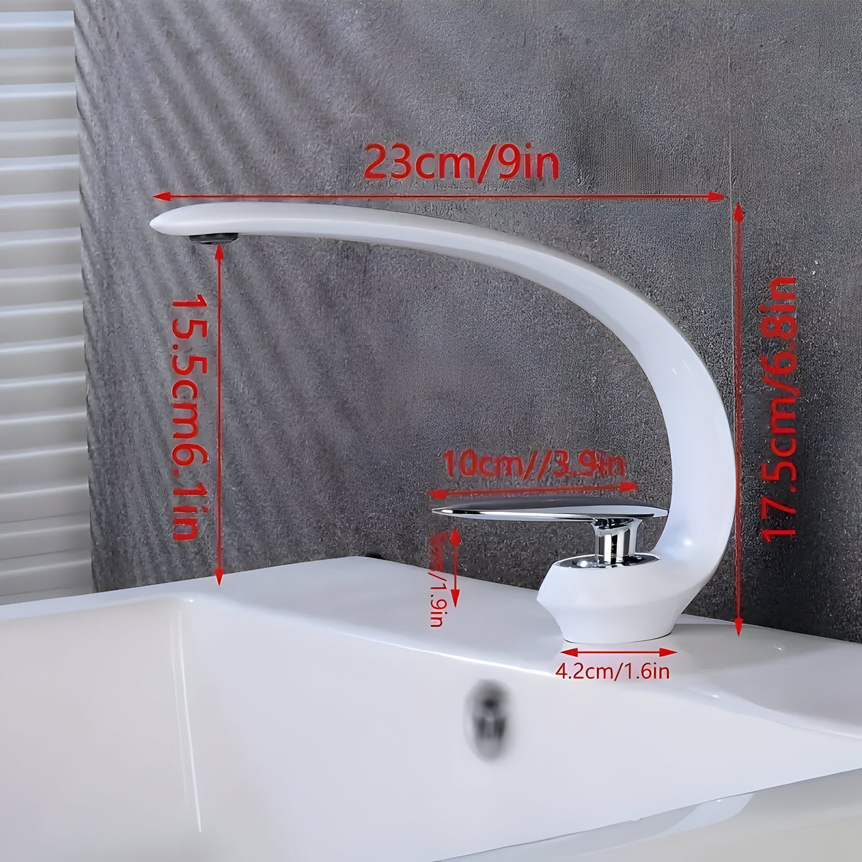 ModoSplash - Minimalistisk diskbänksblandare (Dual kontroll) Carvallo