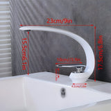 ModoSplash - Minimalistisk diskbänksblandare (Dual kontroll) Carvallo