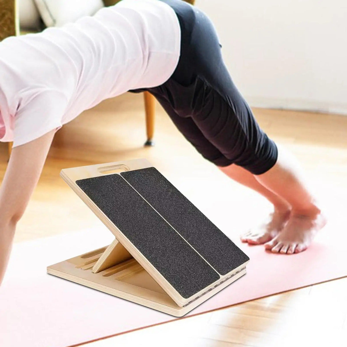Vadmuskulsträckare – Justerbar Halkfri Lutande Bräda med Fällbar & Bärbar Design för Stretching & Terapi Carvallo