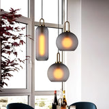CrystalHue Light - Nordisk glaskula pendellampa Carvallo
