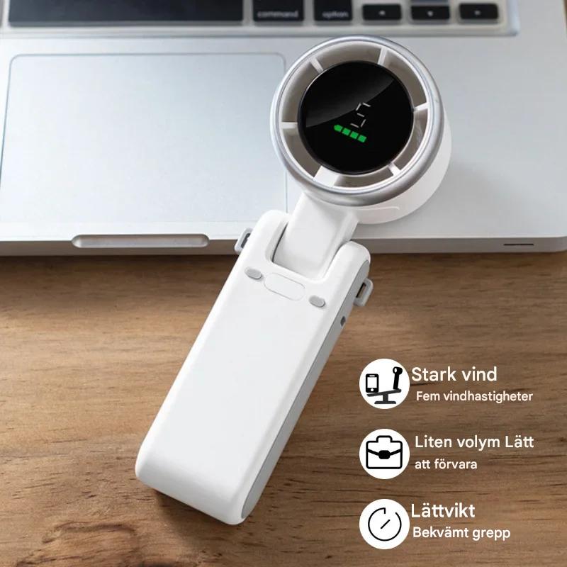 TurboBreeze - Handhållen Mini-turbofläkt för Resor och Vardagsbruk-Handfläktar-BB-Hemnix