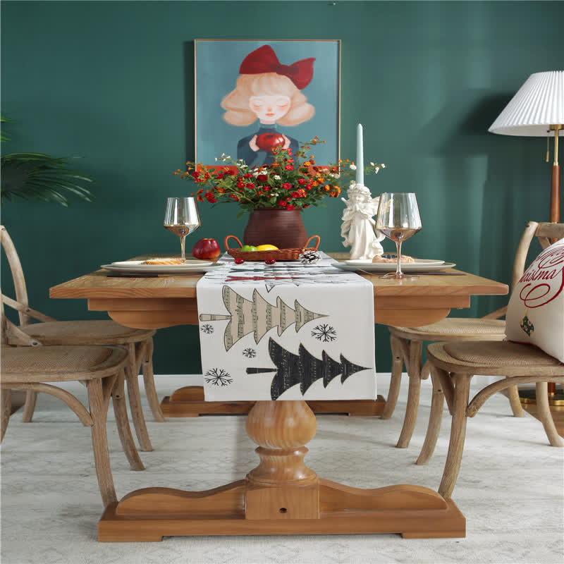 Carvallo - Julgran & Snöflinga Deko-bordslöpare Carvallo