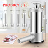 Korvmakare i rostfritt stål – Handvevad fyllare för hemlagade läckerheter MILA Sverige