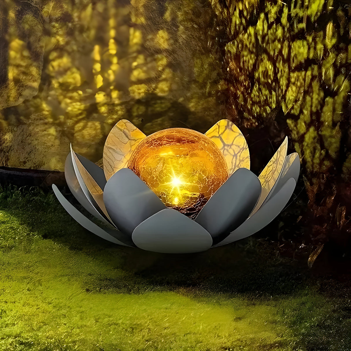 GlowPetal - Solar LED Lotusblomslampa Carvallo