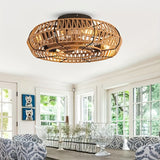 Handvävd Rattankrona – Zen Stil och Funktionalitet Carvallo