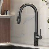 QuintaFlow - Hög båge metall kökskran Carvallo