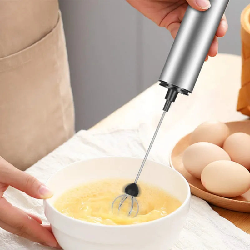 Royallure USB uppladdningsbar mjölkskummare Handhållen kaffeskummare och dryckesblandare Carvallo