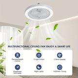 LED Smart Fan Lamp – Dimbar och Tyst Carvallo