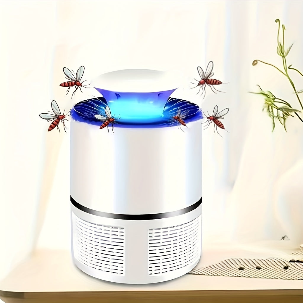 USB Tyst Mygglampa – Automatisk Insektsfångare med Blått Ljus Carvallo