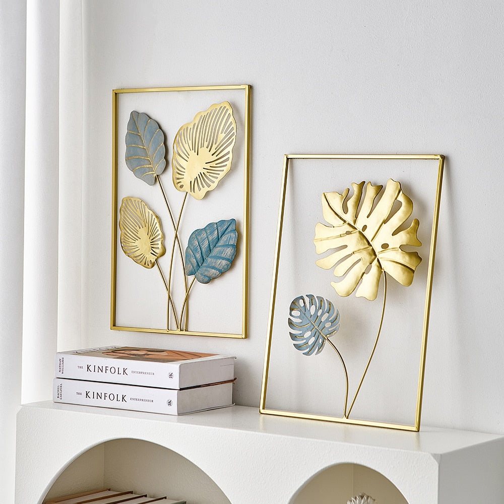 Metal Leaf Väggdekor för Unik Heminredning och Presentidéer Carvallo