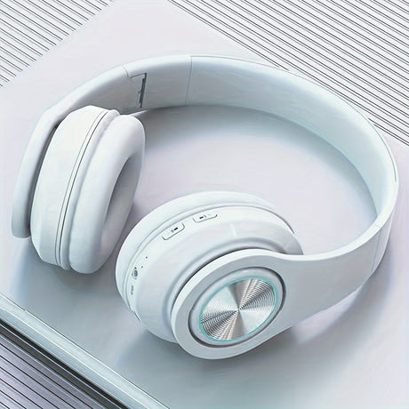 Trådlösa hörlurar LED-ljus över örat headset Carvallo