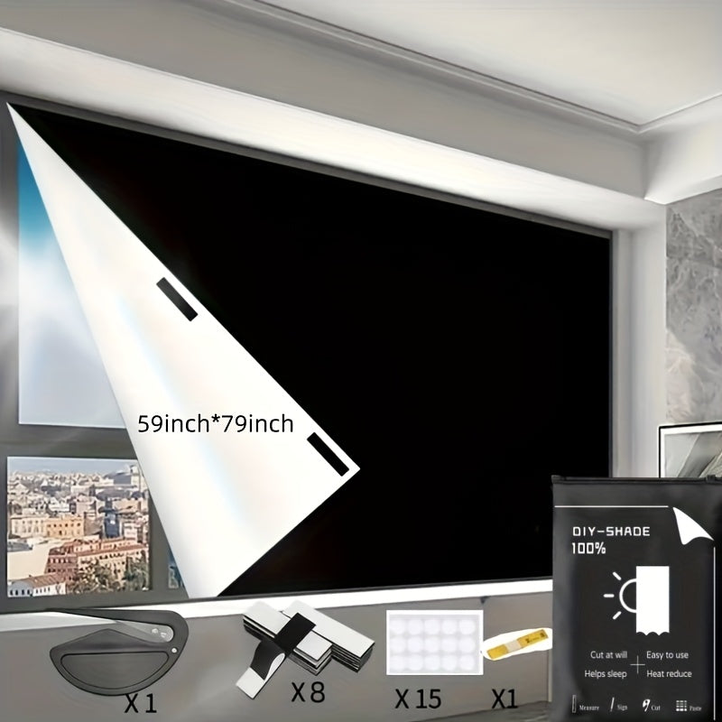 Bärbar mörkläggningsgardin – Skräddarsydd, borrfri lösning för avskildhet MILA Sverige