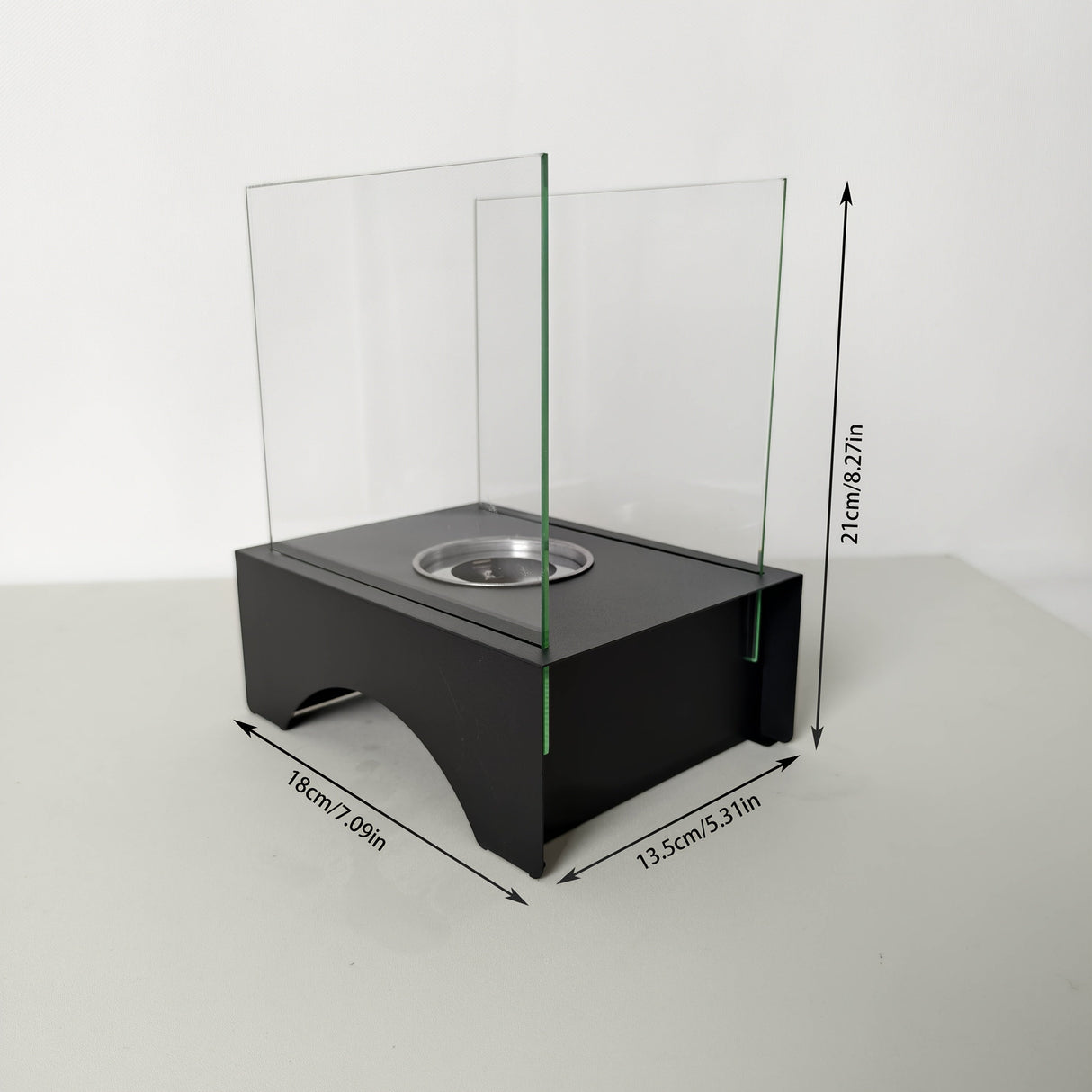 Bordstablett Bioetanol Kamin med Verklig Flamma Carvallo