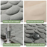 Kobblestone Prägad Badrumsmatta Carvallo