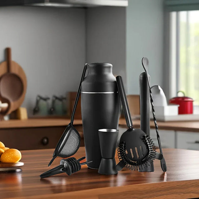 Professionell Cocktailset – Rostfritt stål Bartender set för perfekta drycker Carvallo