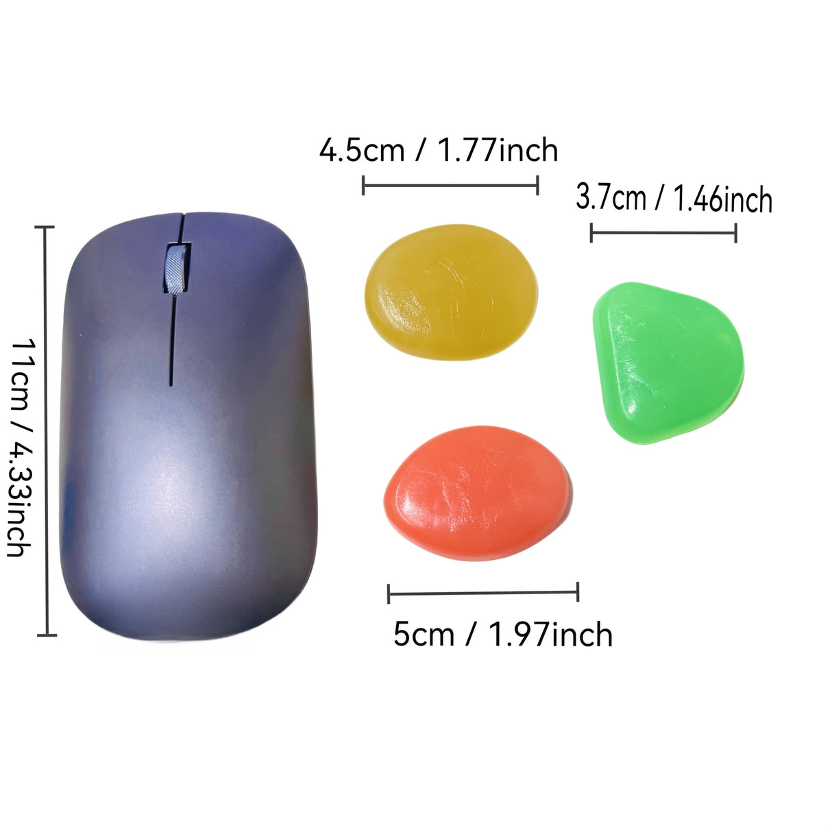 Carvallo Luminiva | 31 stycken | Ø 4,5 cm | Självlysande & Återanvändbar | För trädgård, väg & dekoration Carvallo