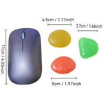 Carvallo Luminiva | 31 stycken | Ø 4,5 cm | Självlysande & Återanvändbar | För trädgård, väg & dekoration Carvallo