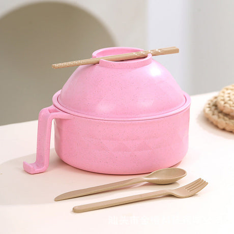 Mikrovågsugn Ramen Cooker – BPA-fri nudelskål med lock och greppvänliga handtag MILA Sverige