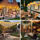 Solar LED Lichterkette – Färgglada droppljus för trädgård, terrass och dekoration Carvallo