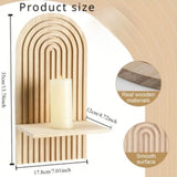 Boho Rainbow Vägghylla - Stilfull Förvaring för Alla Rum Carvallo