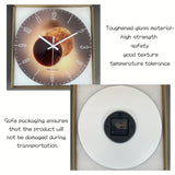 CosmicLight - Tyst Rund Väckarklocka med Planetdesign Carvallo