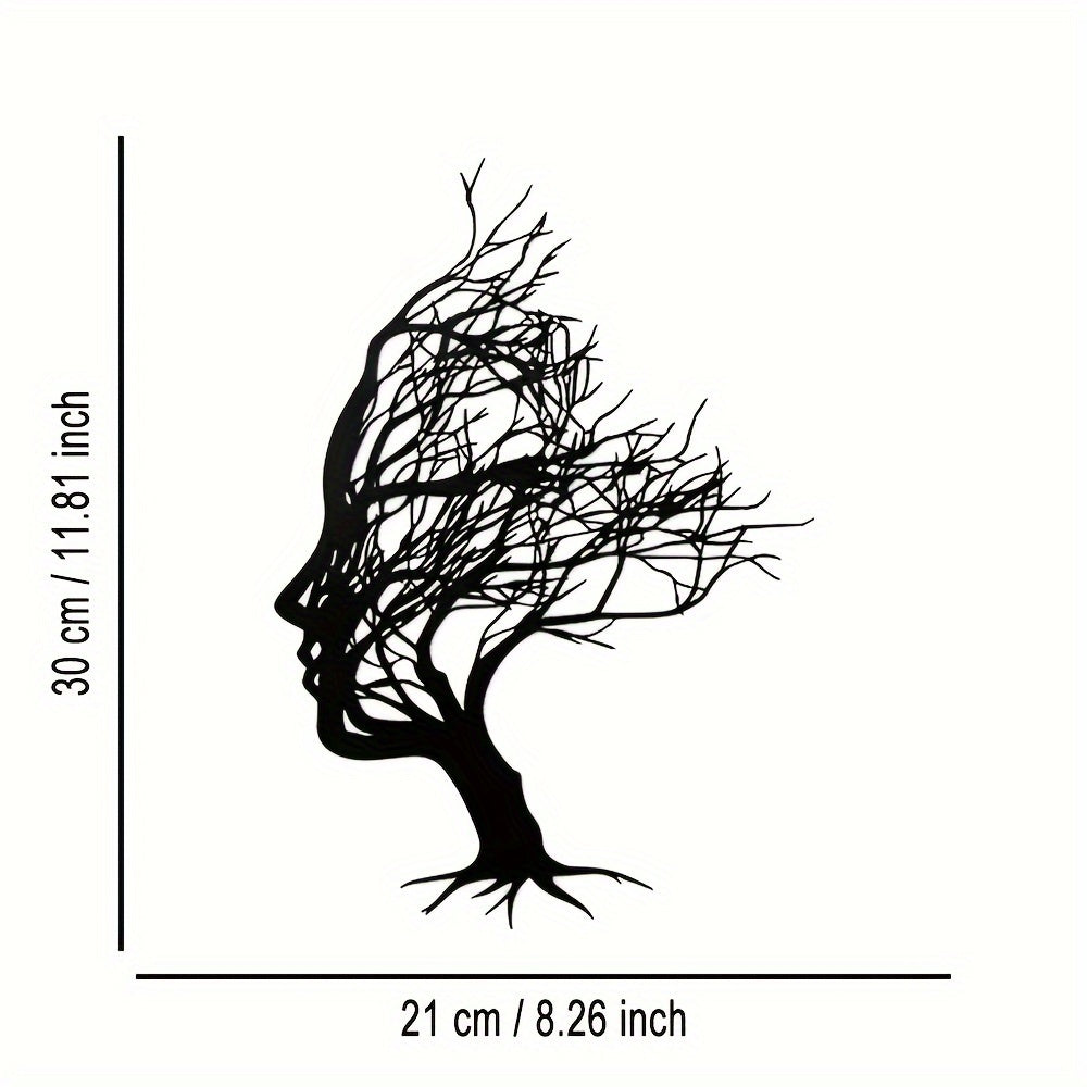 Boomtak Kvinna Ansiktsdekoration - Elegans och Konst i Ditt Hem Carvallo